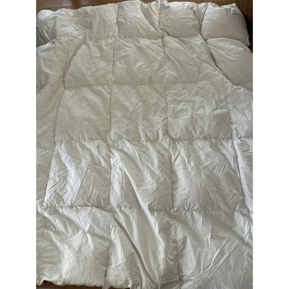Ikea Mysa Ronn Twin XL Duvet Comforter Duck Down / Feather Level 4 Warmth 80x74”